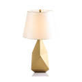 Lâmpada de diamante dourado, luz decorativa de mesa